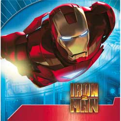 Marvel Avengers Iron Man Lunch Napkins