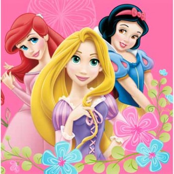 Disney's Fanciful Princesses Luncheon Napkins