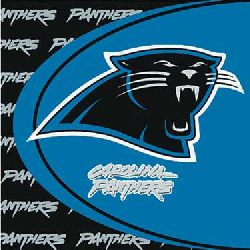 NFL Carolina Panthers Luncheon Napkins Party Supplies