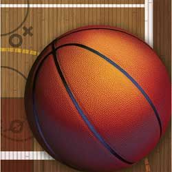 Fast Break Basketball Luncheon Napkins