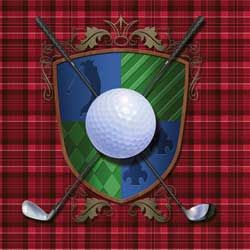 Tee Time Golf Luncheon Napkins