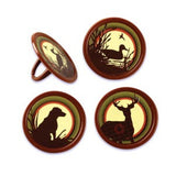 24 Hunting Cupcake Rings
