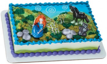 Brave Merida and Angus Cake Decorating Kit Topper