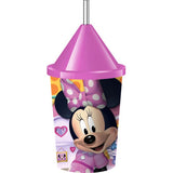 Disney Minnie Mouse Bowtique Dream Party 16-ounce Keepsake Cup Lids and Straws