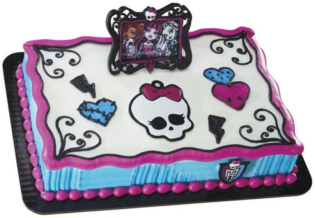 Monster High Frame and Skullette Cake Topper