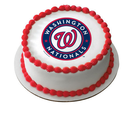 MLB Washington Nationals Edible Icing Sheet Cake Decor Topper