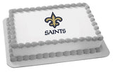 NFL New Orleans Saints Edible Icing Sheet Cake Decor Topper