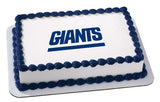 NFL New York Giants Edible Icing Sheet Cake Decor Topper