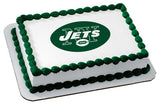 NFL New York Jets Edible Icing Sheet Cake Decor Topper