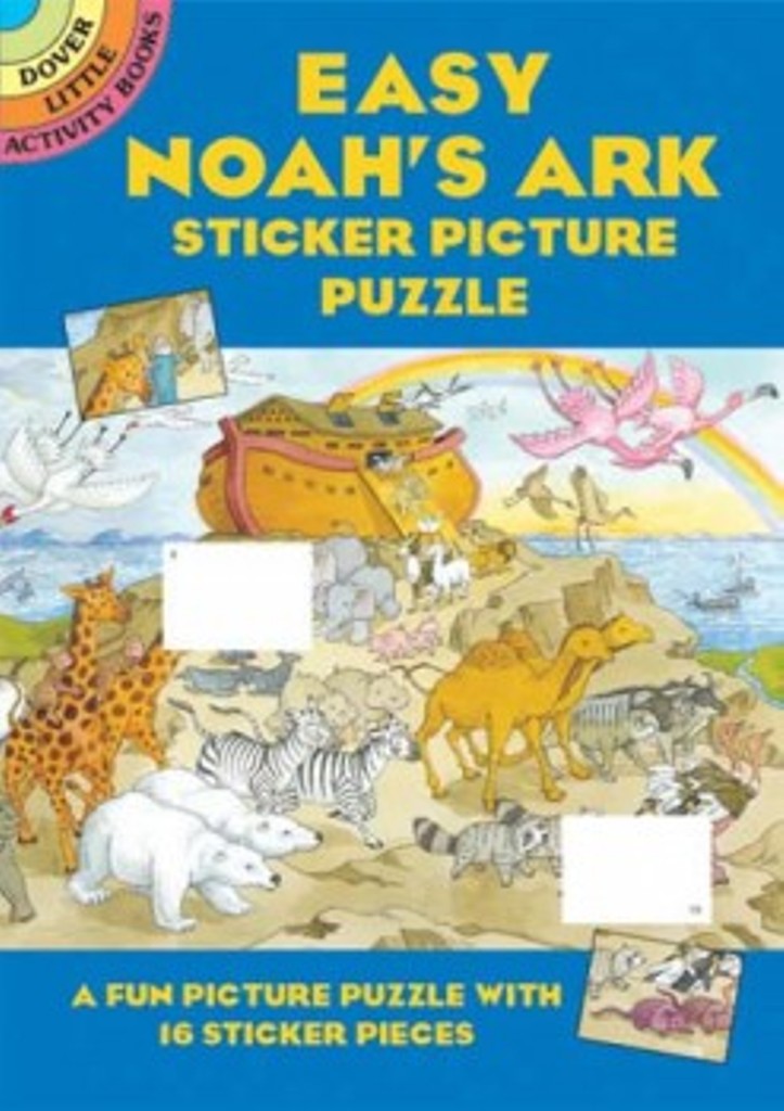 Easy Noah's Ark Sticker Picture Puzzle Little Activity Book