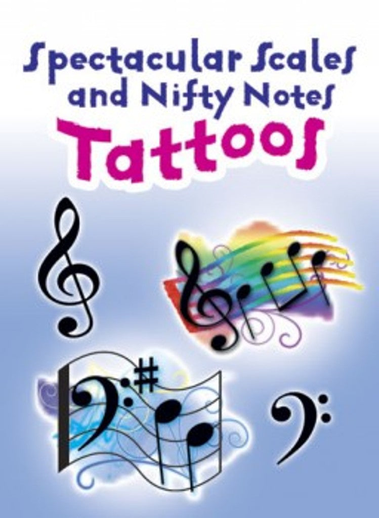 Spectacular Scales & Nifty Notes Tattoos Little Activity Book