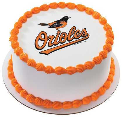 MLB Baltimore Orioles Edible Icing Sheet Cake Decor Topper