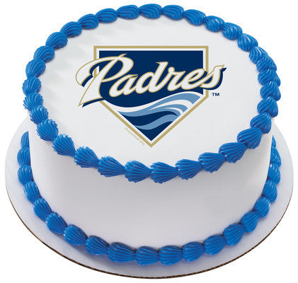 MLB San Diego Padres Edible Icing Sheet Cake Decor Topper