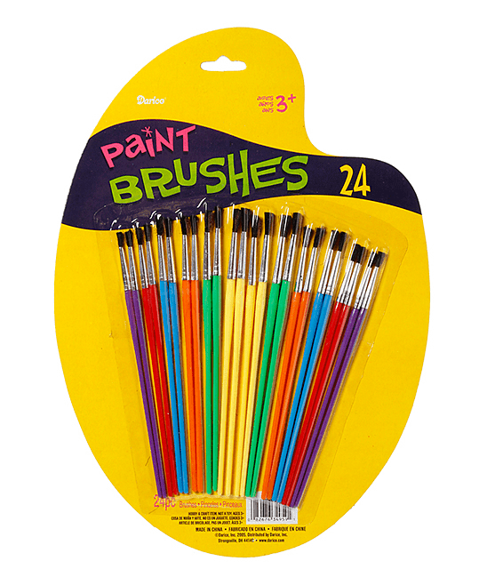 Darice Paint Brush Set - 24pc