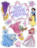 Disney Princess Cinderella, Aurora, Snow White, Rapunzel, and Ariel Moveable Decorations Stickers