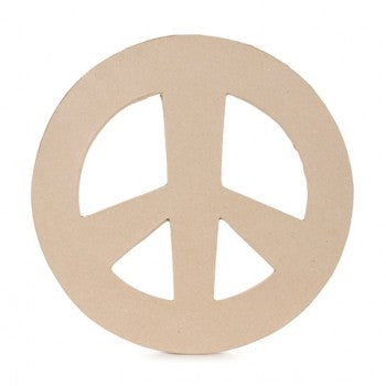 Paper Mache Peace Sign