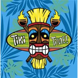 Tiki Time Beverage Napkins