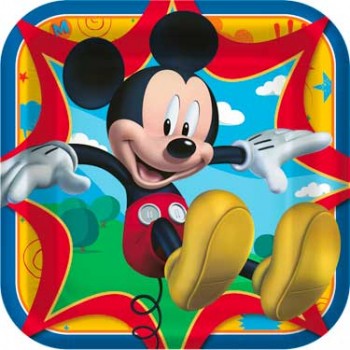 Mickey Fun & Friends Square Dinner Plates