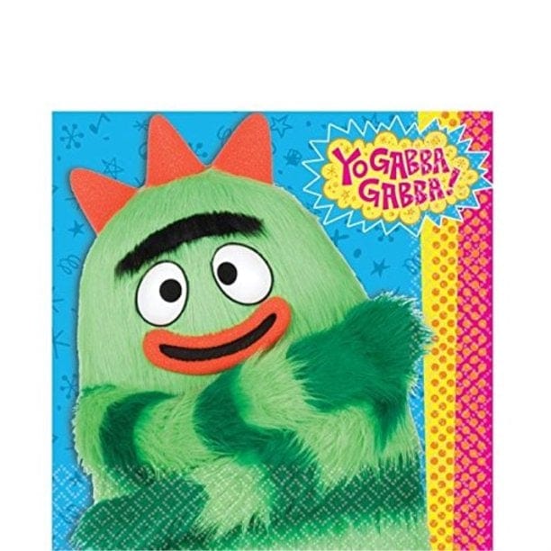 Yo Gabba Gabba Lunch Napkins