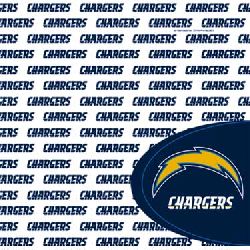 NFL San Diego Chargers Luncheon Napkins