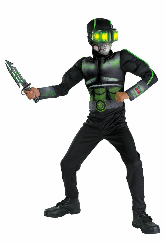 Operation Rapid Strike Stealth Commando Muscle Soldier Child Costume