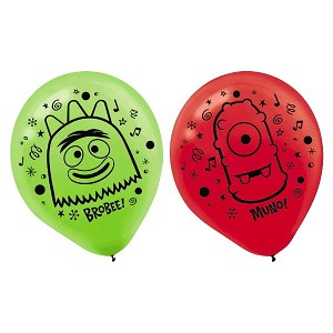 Yo Gabba Gabba Latex Balloons