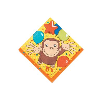 Curious George Cute and Curious Baby Beverage Napkins
