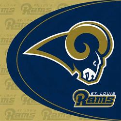NFL St. Louis Rams Luncheon Napkins