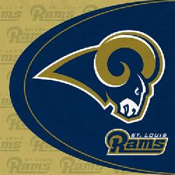 NFL St. Louis Rams Luncheon Napkins