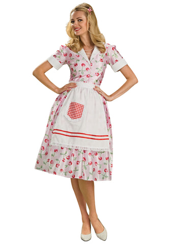 Halloween Sensations 50s Housewife Adult Costume