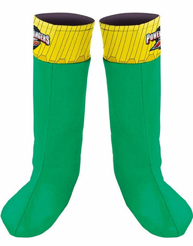 Childs Power Rangers RPM Green Ranger Costume Boot Covers Costume Accessory