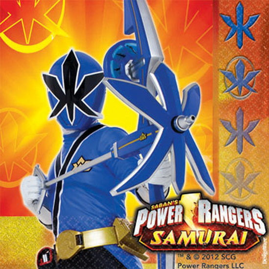 Power Rangers Samurai Beverage Napkins