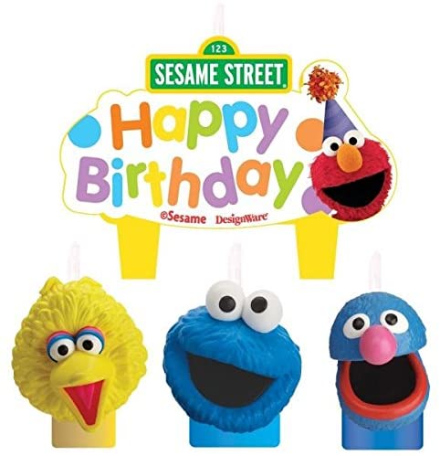 Sesame Street Birthday Candle