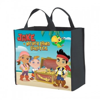 Disney Jake & the Never Land Pirates Gussett Pellon Treat Bag Halloween Candy Trick or Treat Bag