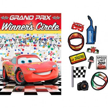 Disney Cars Grand Prix Dream Party Backdrop & Props Kit