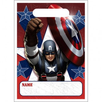 Marvel Avengers Captain America Treat Sacks