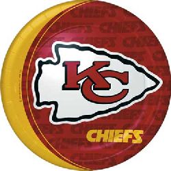 NFL  Kansas City Chiefs Dinner Plates