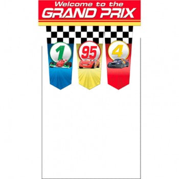 Disney Cars Grand Prix Dream Party Door Banner