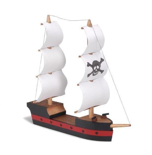 Darice Wood Model Kit Pirate Ship