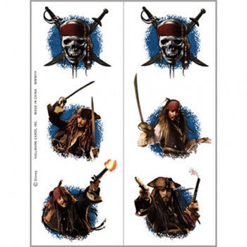 Pirates of the Caribbean 4 Temporary Tattoos