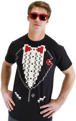Pixel-8 Tuxedo Shirt by Elope