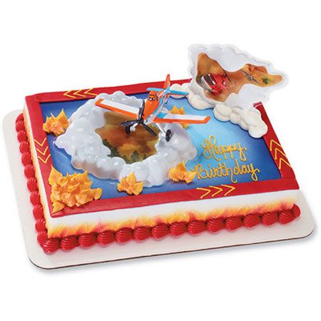 One Disney Planes 2 Air Attack Fire Team Rescue Cake Topper Décor Kit