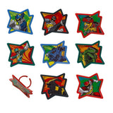 24 Power Rangers Dino Charge Cupcake Topper Rings
