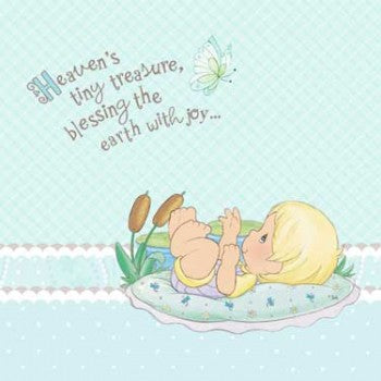 Precious Moments Blue Baby Boy Luncheon Napkins