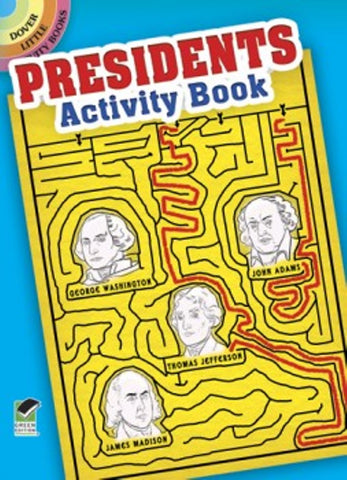 Presidents Little Activity Book