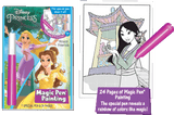 Disney Princess Sticker Puzzles & Magic Pen Painting Book Bundle Box