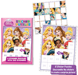 Disney Princess Sticker Puzzles & Magic Pen Painting Book Bundle Box