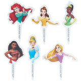 24 Disney Princess Poly DecoPics Cupcake Decor Toppers Birthday Party Supplies