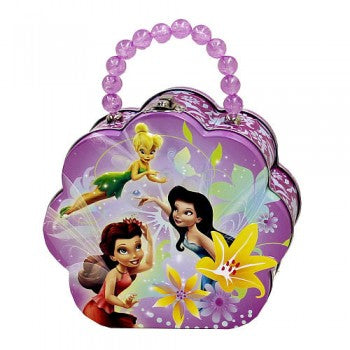 Disney Fairies Flower Purple Carry All Tin Purse