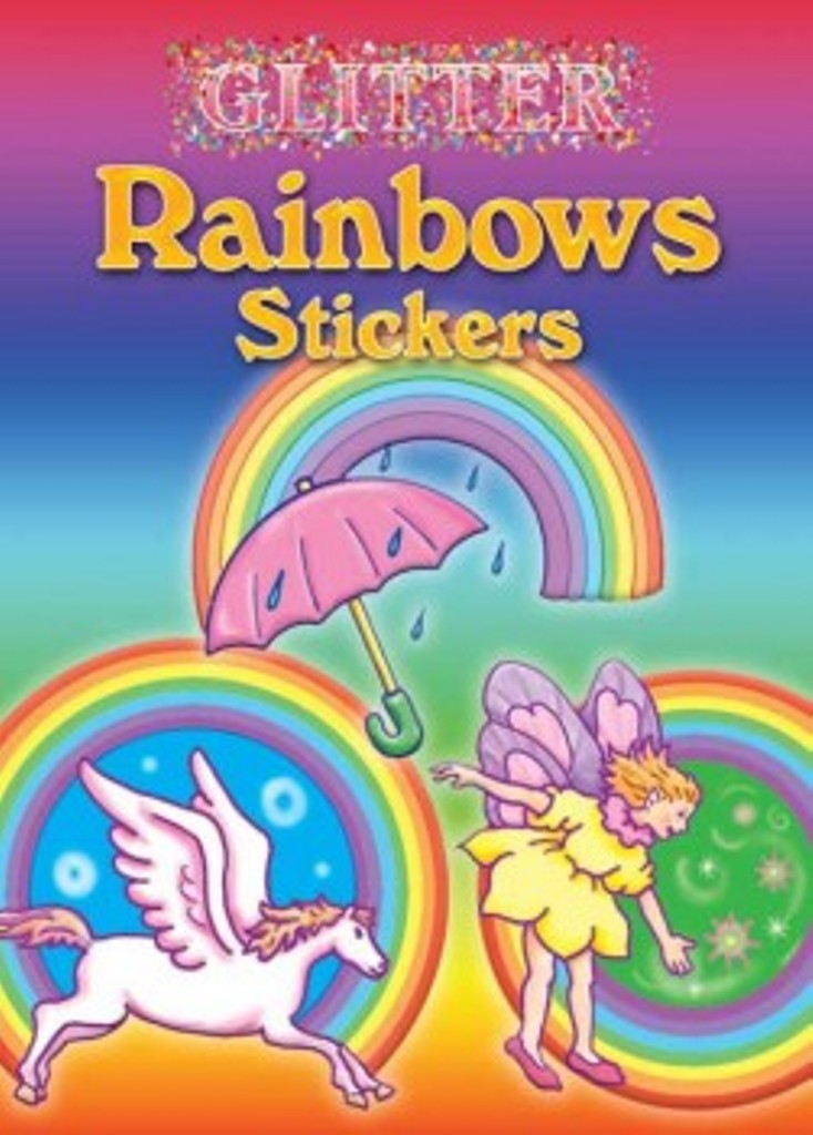 Glitter Rainbow Sticker Little Activity Book
